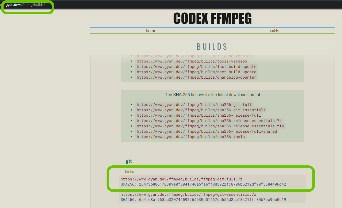 FFmpeg Terminal Execution