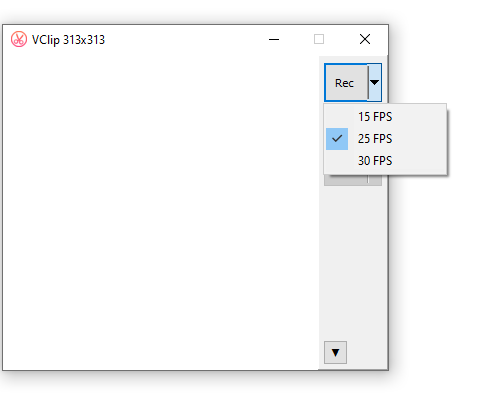 VClip Frame Rate Options